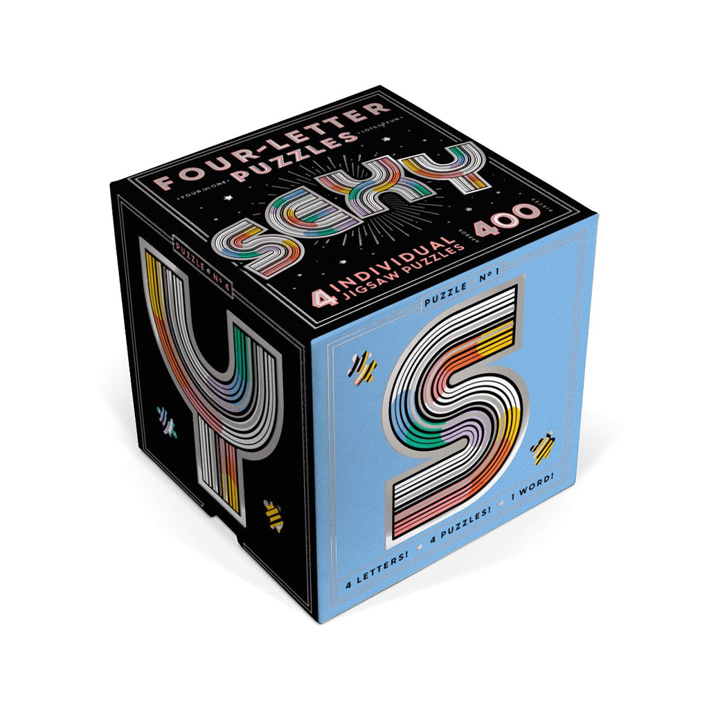 Knock Knock "Sexy" Four-Letter – 400 Piece Jigsaw Puzzle (Galison)