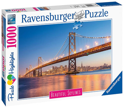 Ravensburger 14083 Skylines - Bay Bridge 1000pc Jigsaw Puzzle