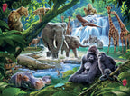 Jungle Families – 100 XXL Piece Jigsaw Puzzle (Ravensburger)
