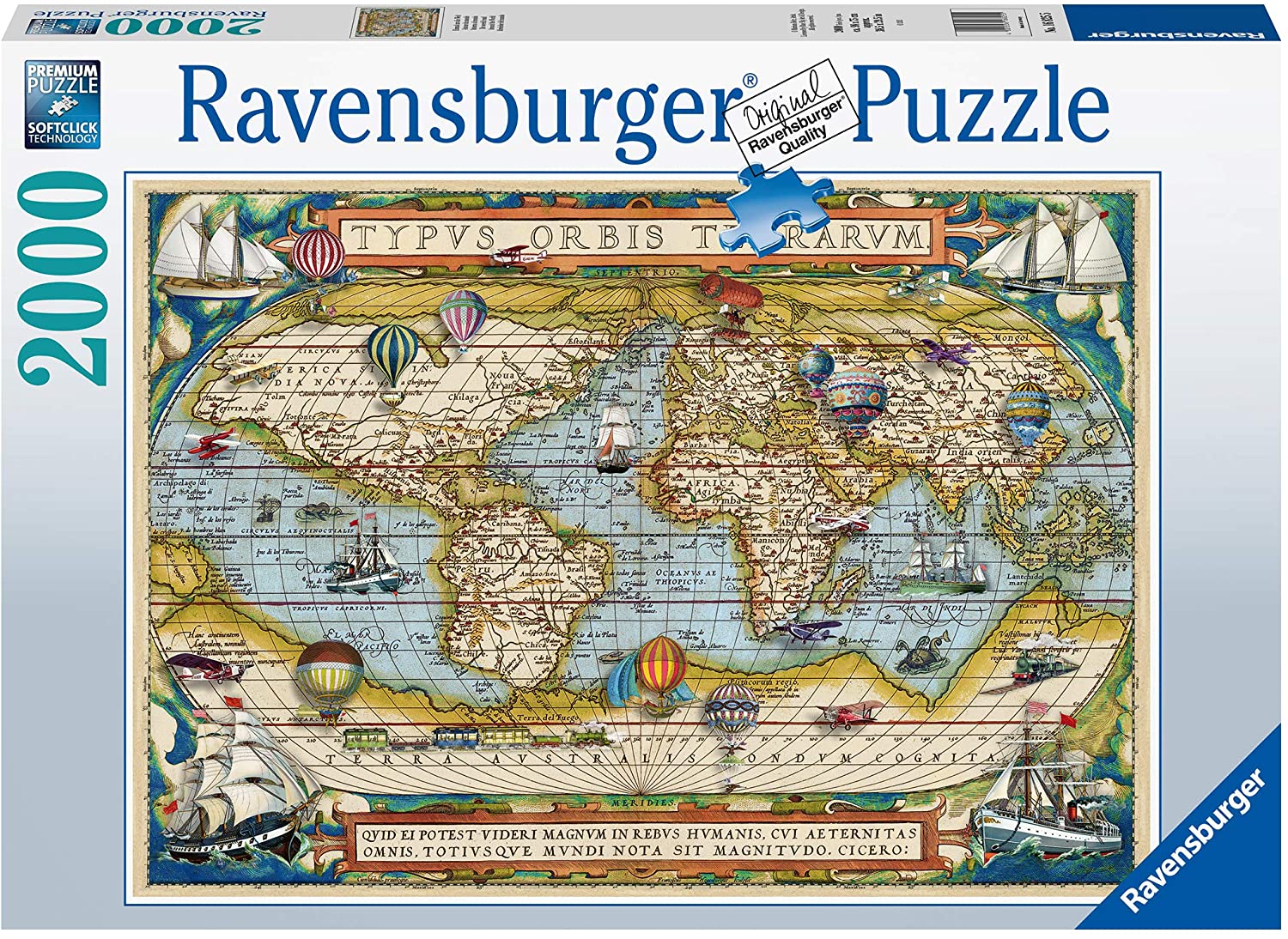 [Damaged Box] Around the World – 2000 Piece Jigsaw Puzzle (Ravensburger)