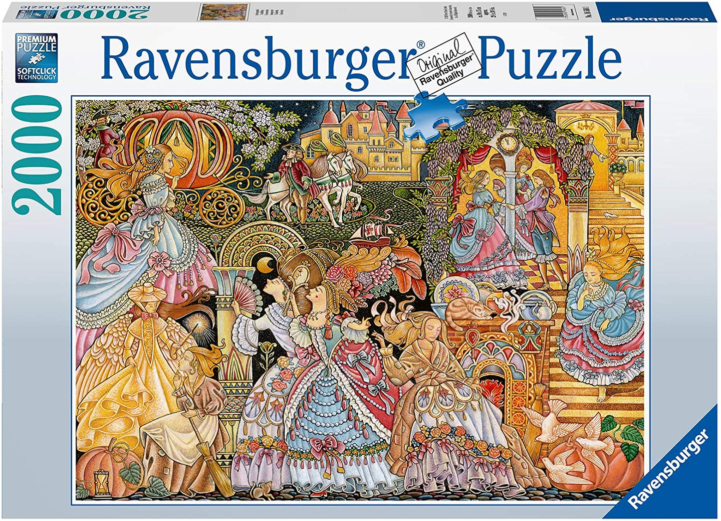 Ravensburger - Cinderella - The Glass Slipper - 2000 Piece Jigsaw Puzzle