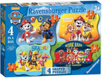 Paw Patrol Four Shaped Puzzles – 4,6,8,10 Piece Jigsaw Puzzle (Ravensburger)