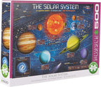 The Solar System Illustrated – 500 XXL Piece Jigsaw Puzzle (Eurographics)