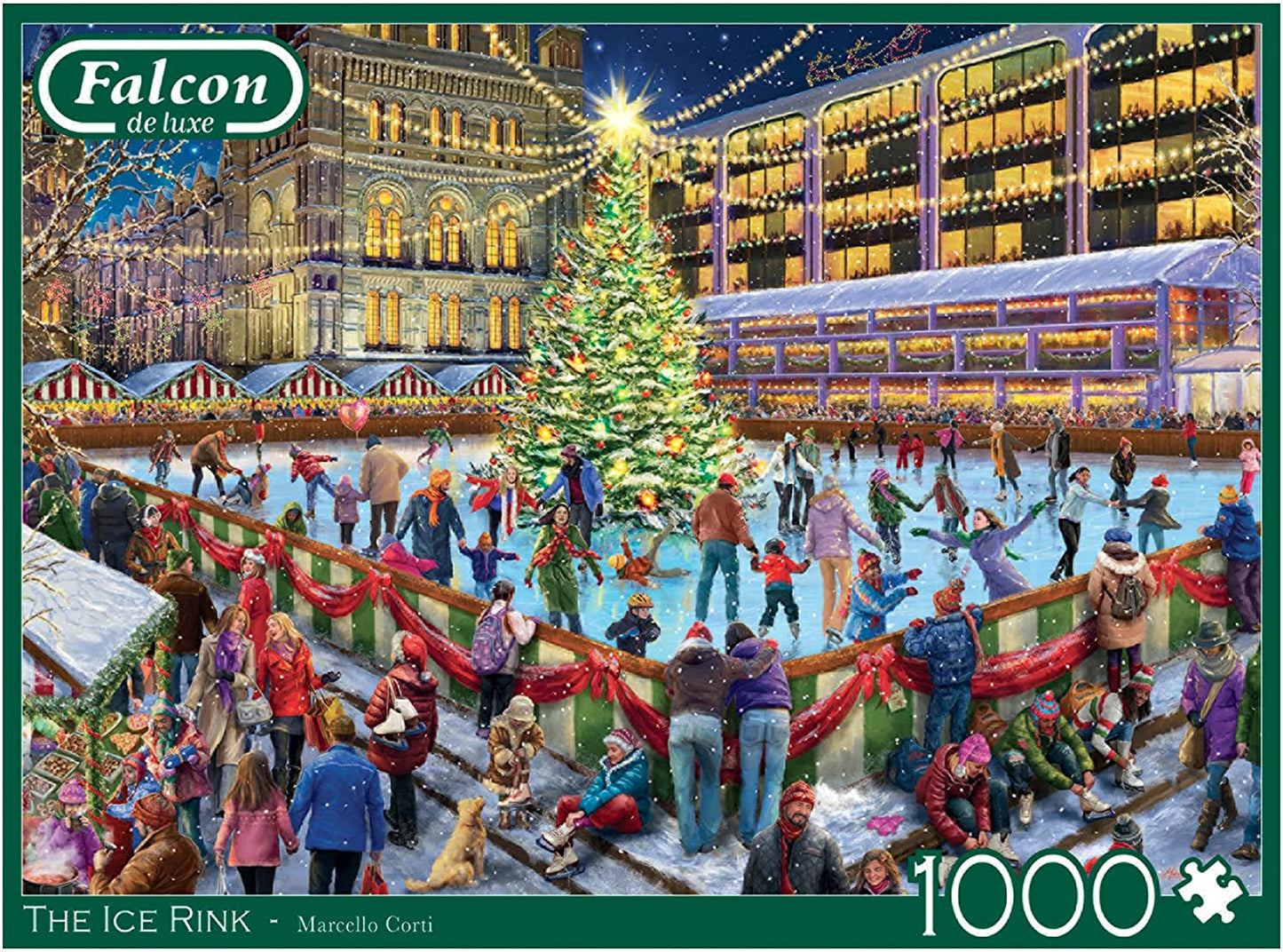 Falcon De Luxe - The Ice Rink - 1000 Piece Jigsaw Puzzle