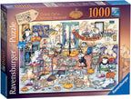 Crazy Cats Autumn Banquet – 1000 Piece Jigsaw Puzzle (Ravensburger)