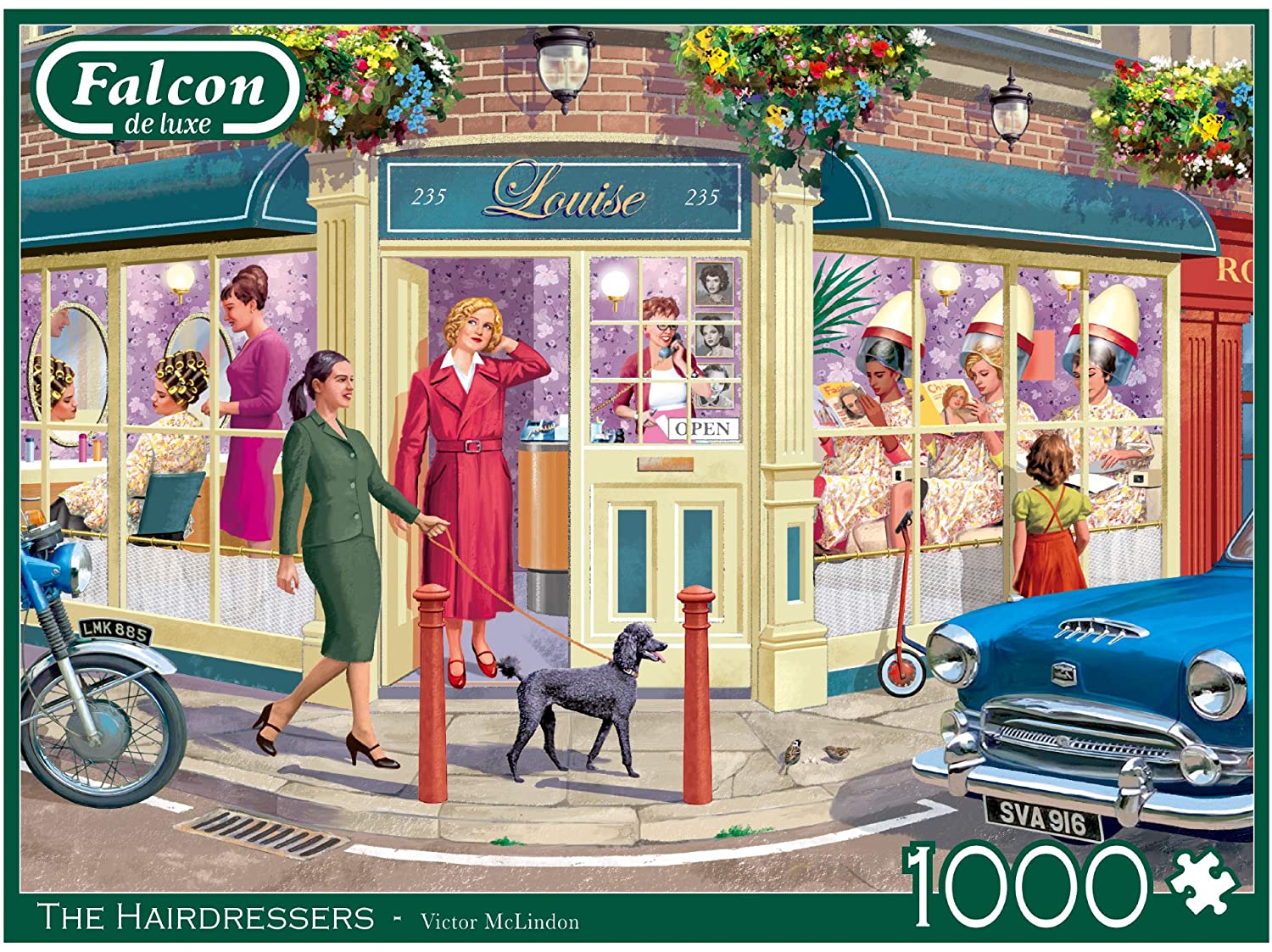 The Hairdressers – 1000 Piece Jigsaw Puzzle (Falcon De Luxe)