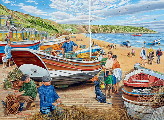 Ravensburger - Happy Days at Work, The Fisherman - 500 Piece Jigsaw Puzzle