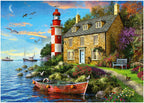 The Lighthouse Keeper's Cottage – 1000 Piece Jigsaw Puzzle (Falcon De Luxe)