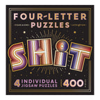 Knock Knock "Sh*t" Four-Letter – 400 Piece Jigsaw Puzzle (Galison)