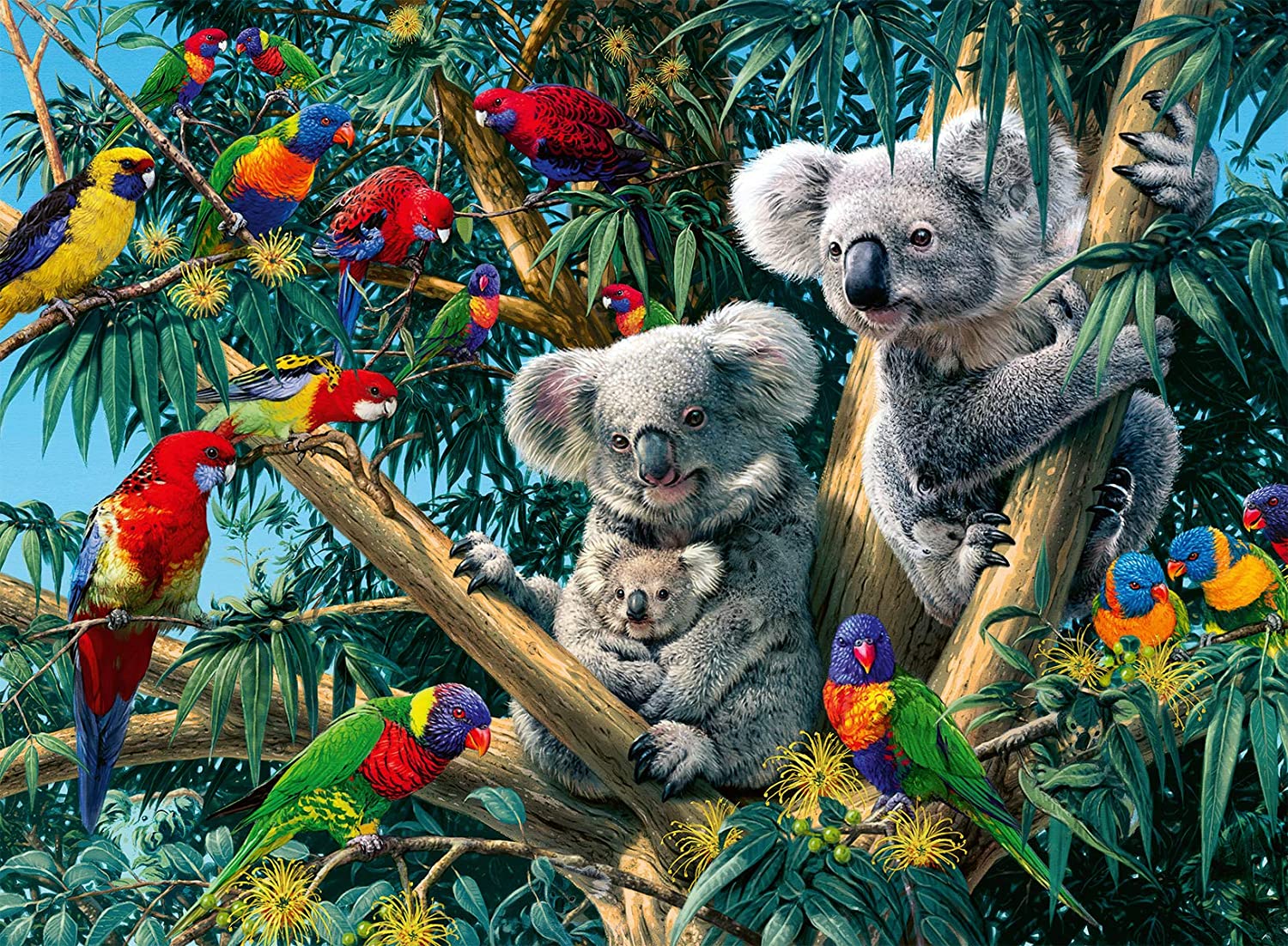 Koalas in a Tree – 500 Piece Jigsaw Puzzle (Ravensburger)