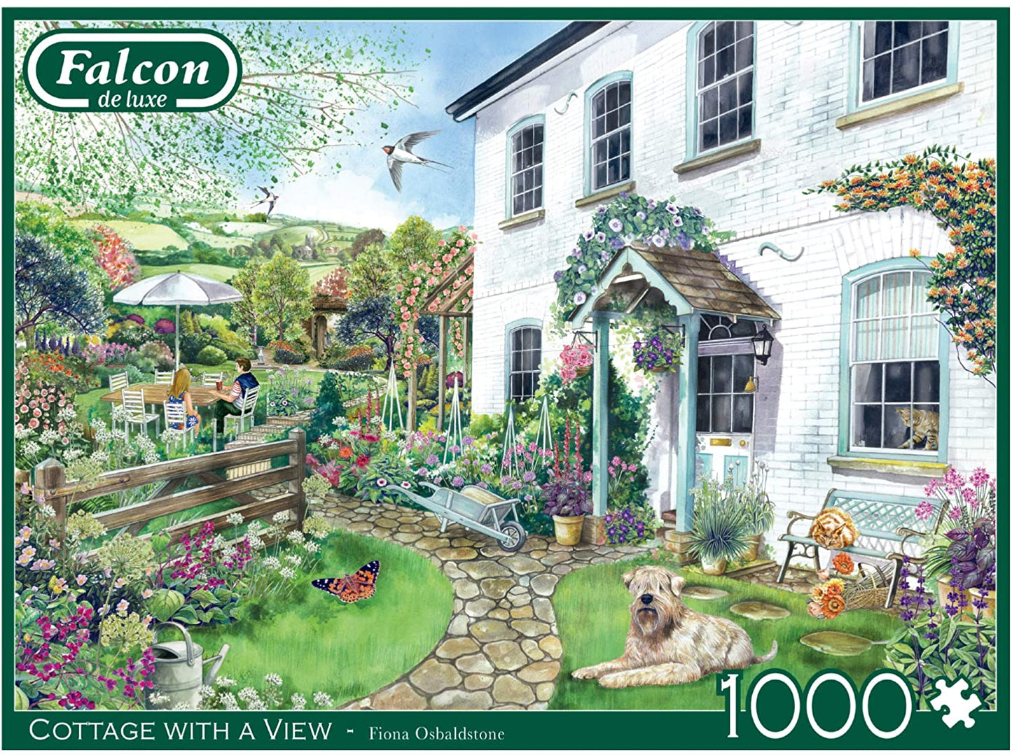 Falcon De Luxe - Cottage With A View - 1000 Piece Puzzle
