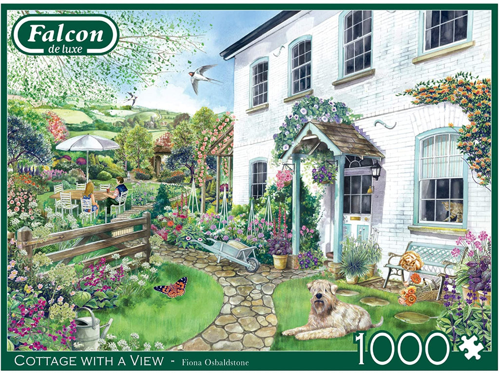 Cottage With A View – 1000 Piece Jigsaw Puzzle (Falcon De Luxe)