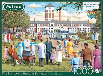 Falcon De Luxe - The National Health  - 1000 Piece Charity Jigsaw Puzzle