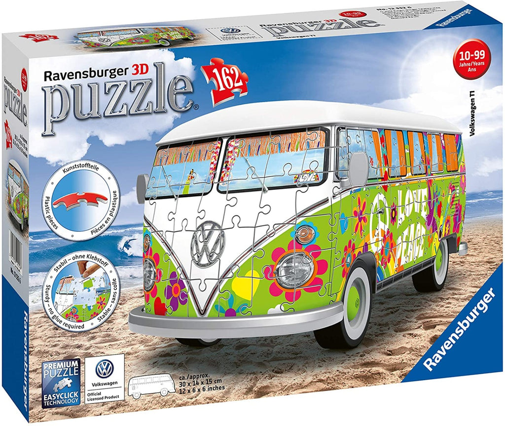 VW Camper Van Woodstock 50th Anniversary – 162 Piece Jigsaw Puzzle (Ravensburger)
