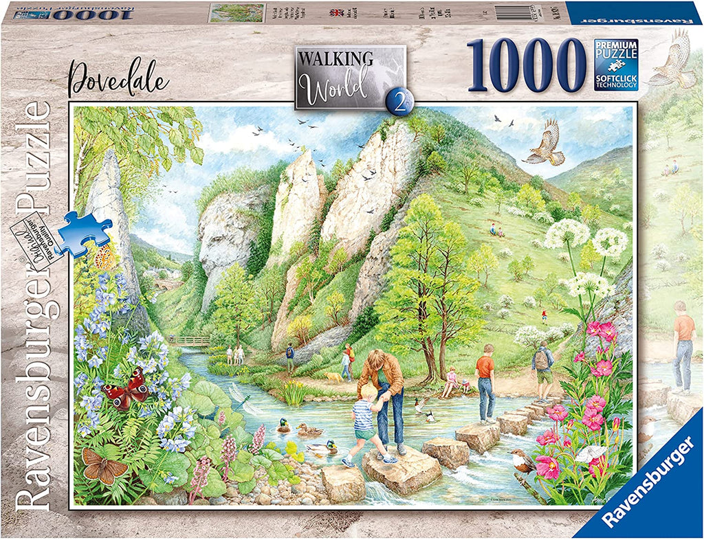 Walking World: Dovedale – 1000 Piece Jigsaw Puzzle (Ravensburger)