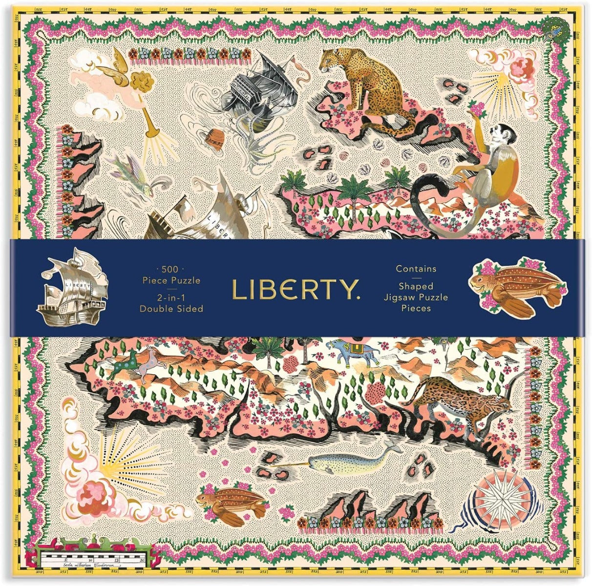 Liberty London Maxine – 500 Piece Jigsaw Puzzle (Galison)
