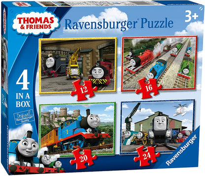 Ravensburger - Thomas & Friends 4 in a Box -  12, 16, 20, 24 Piece Jigsaw Puzzle