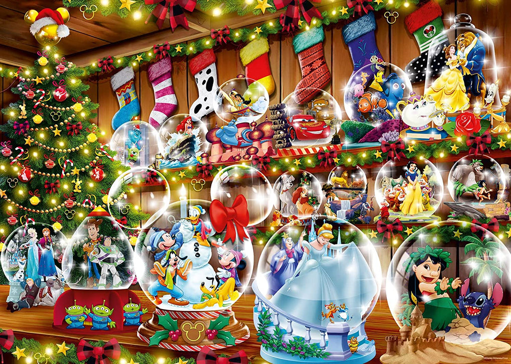 Disney Christmas Snowglobe Paradise – 1000 Piece Jigsaw Puzzle (Ravensburger)