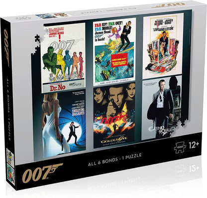 Winning Moves - James Bond Movie Poster - 1000 Piece Jigsaw Puzzle