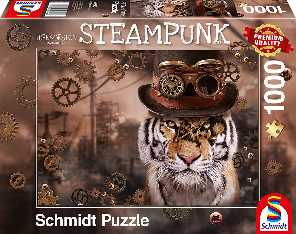 Steampunk Tiger – 1000 Piece Jigsaw Puzzle (Schmidt)