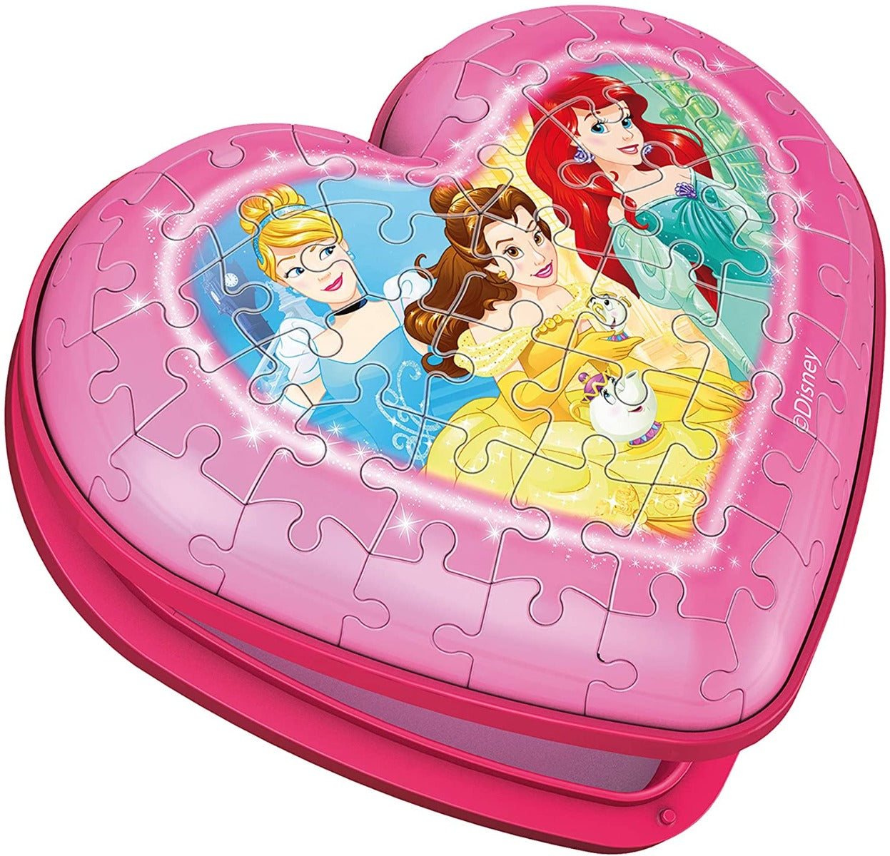 Disney Princess – Heart Shaped 54 Piece Jigsaw Puzzle (Ravensburger)