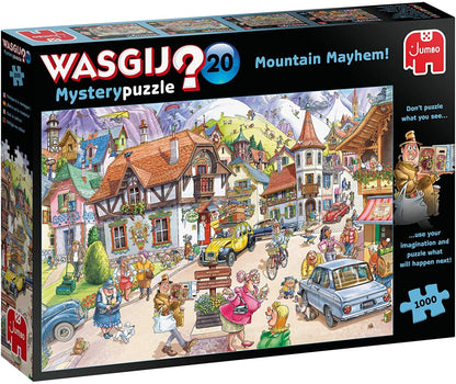 Wasgij Mystery 20 - Mountain Mayhem! - 1000 Piece Jigsaw Puzzle