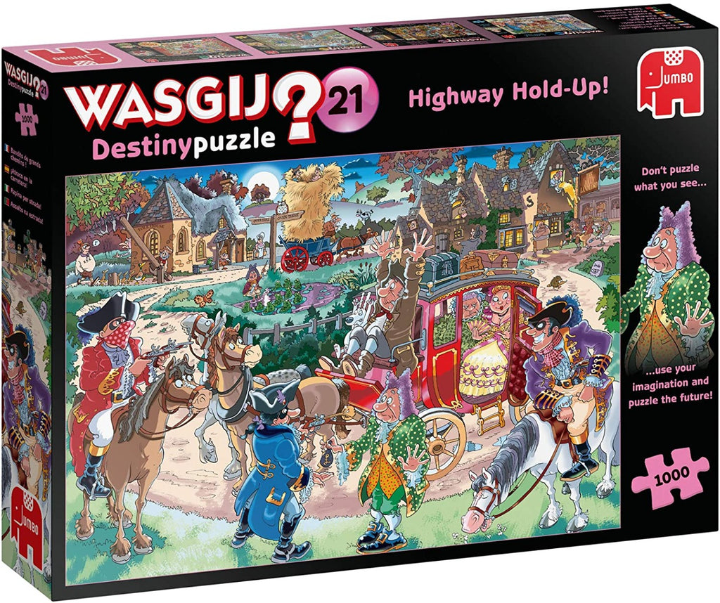 Wasgij Destiny 21: Highway Holdup – 1000 Piece Jigsaw Puzzle (Wasgij)
