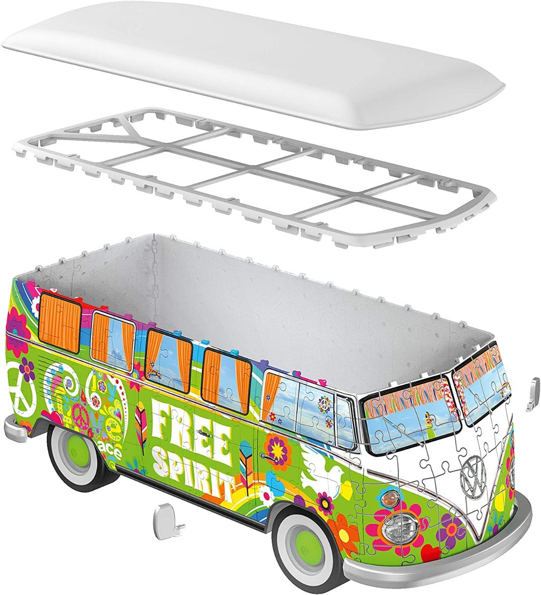 VW Camper Van Woodstock 50th Anniversary – 162 Piece Jigsaw Puzzle (Ravensburger)