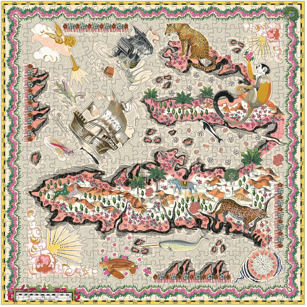 Liberty London Maxine – 500 Piece Jigsaw Puzzle (Galison)