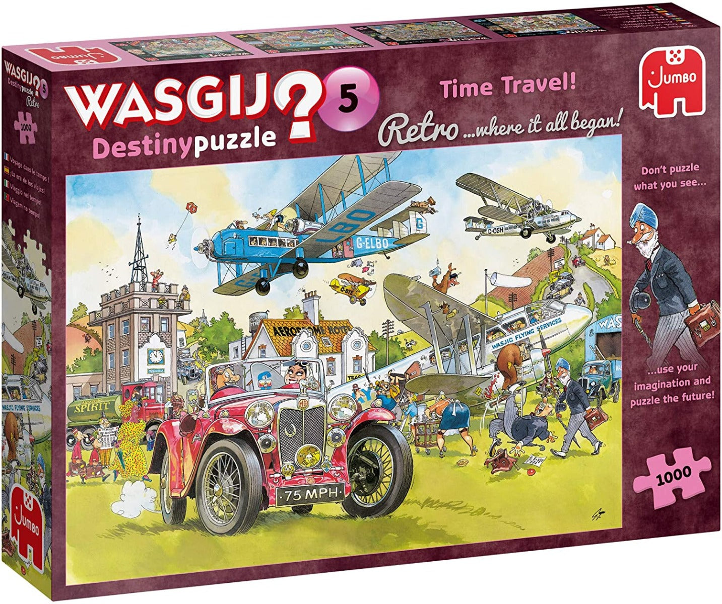 Wasgij Retro 5: Time Travel – 1000 Piece Jigsaw Puzzle (Wasgij)