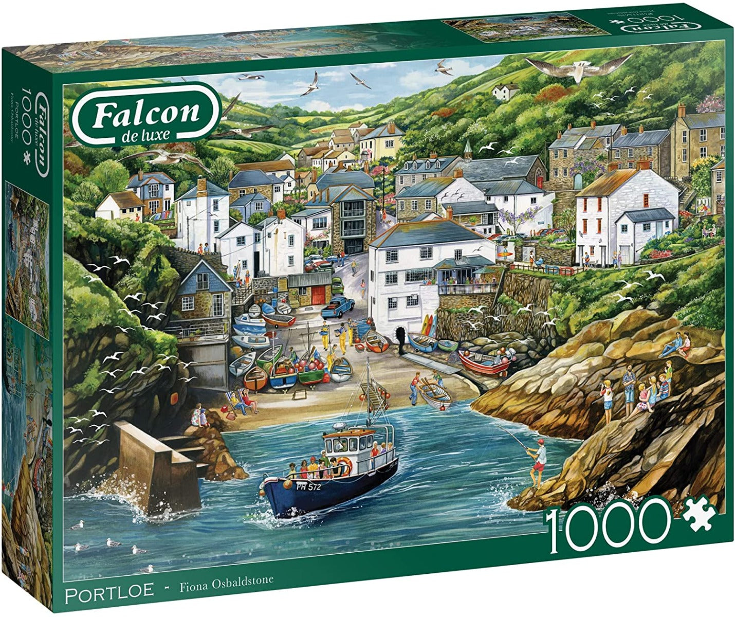 Falcon De Luxe - Portloe - 1000 Piece Jigsaw Puzzle