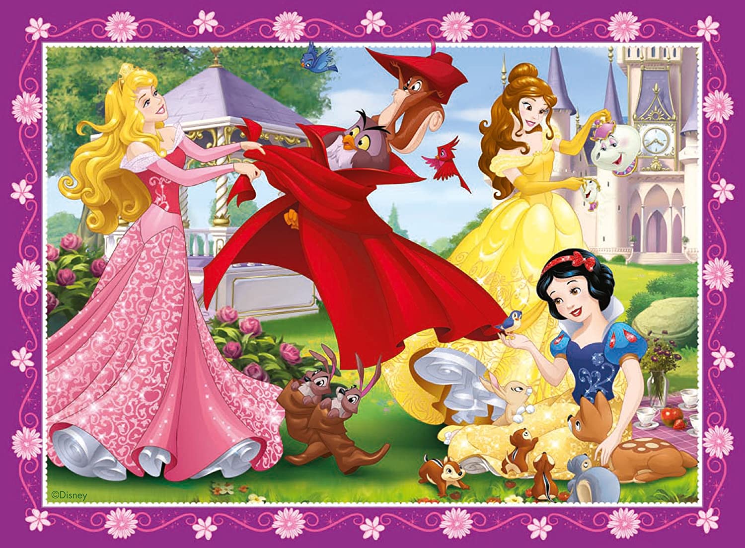 Disney Princess 4 in a Box – 12, 16, 20, 24 Piece Jig | Puzzles Galore