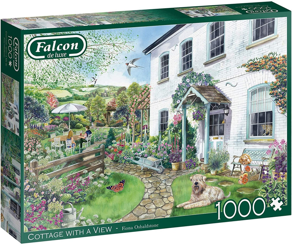 Cottage With A View – 1000 Piece Jigsaw Puzzle (Falcon De Luxe)