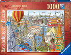 Around The World In 80 Days – 1000 Piece Jigsaw Puzzle (Ravensburger)