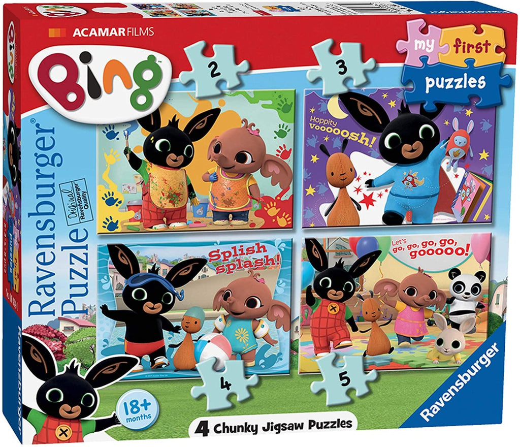Bing My First Puzzles – 2,3,4,5 Piece Jigsaw Puzzle (Ravensburger)