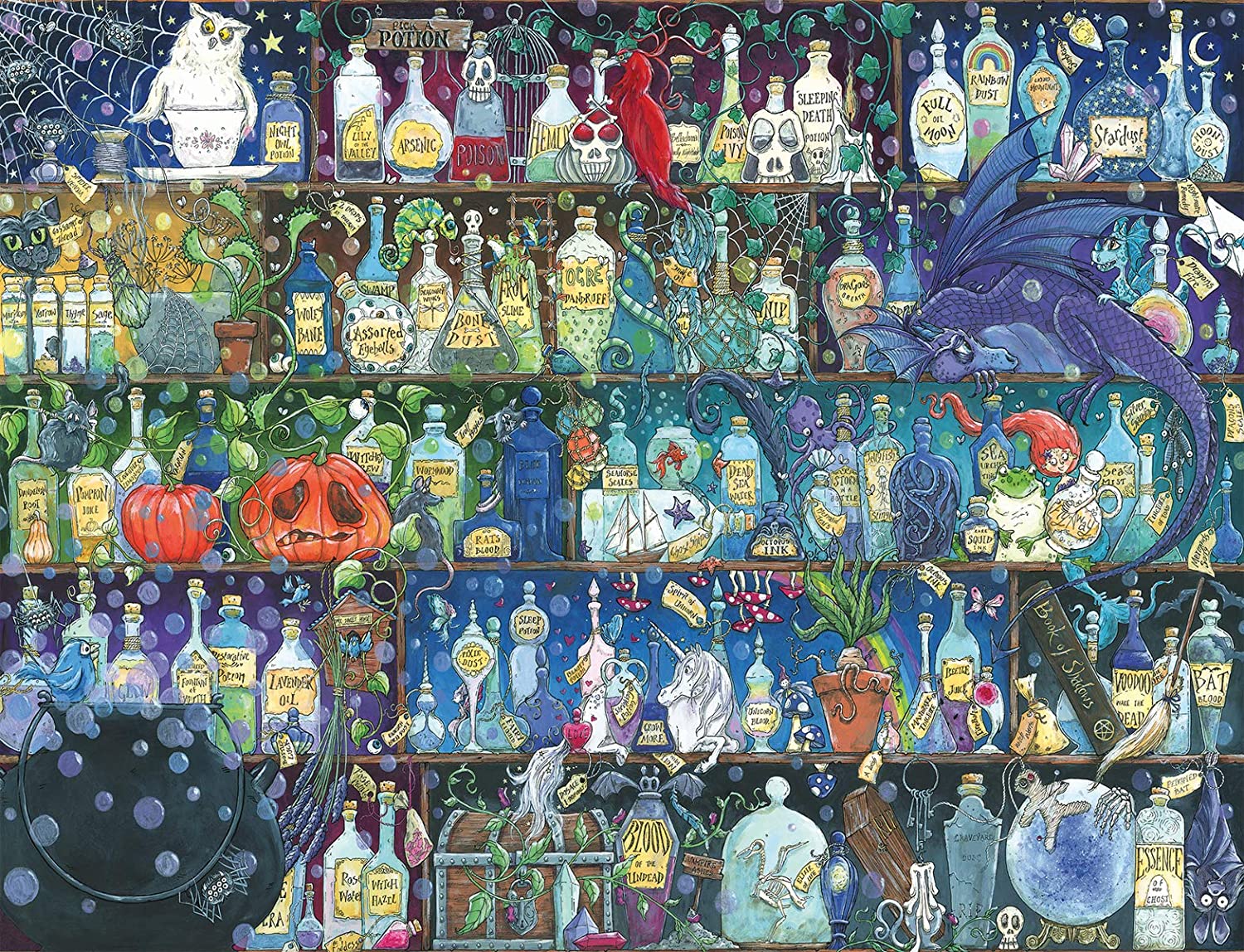 Poisons and Potions – 2000 Piece Jigsaw Puzzle (Ravensburger)