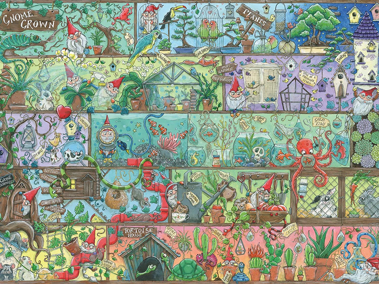 Gnome Grown – 1500 Piece Jigsaw Puzzle (Ravensburger)
