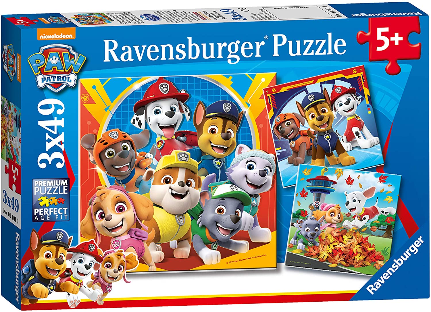 Paw Patrol – 3 x 49 Piece Jigsaw Puzzles (Ravensburger)