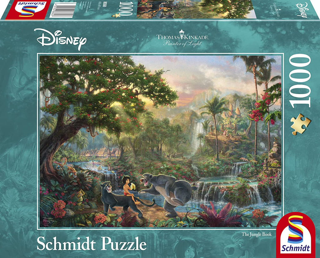 The Jungle Book by Thomas Kinkade – 1000 Piece Jigsaw Puzzle (Schmidt)