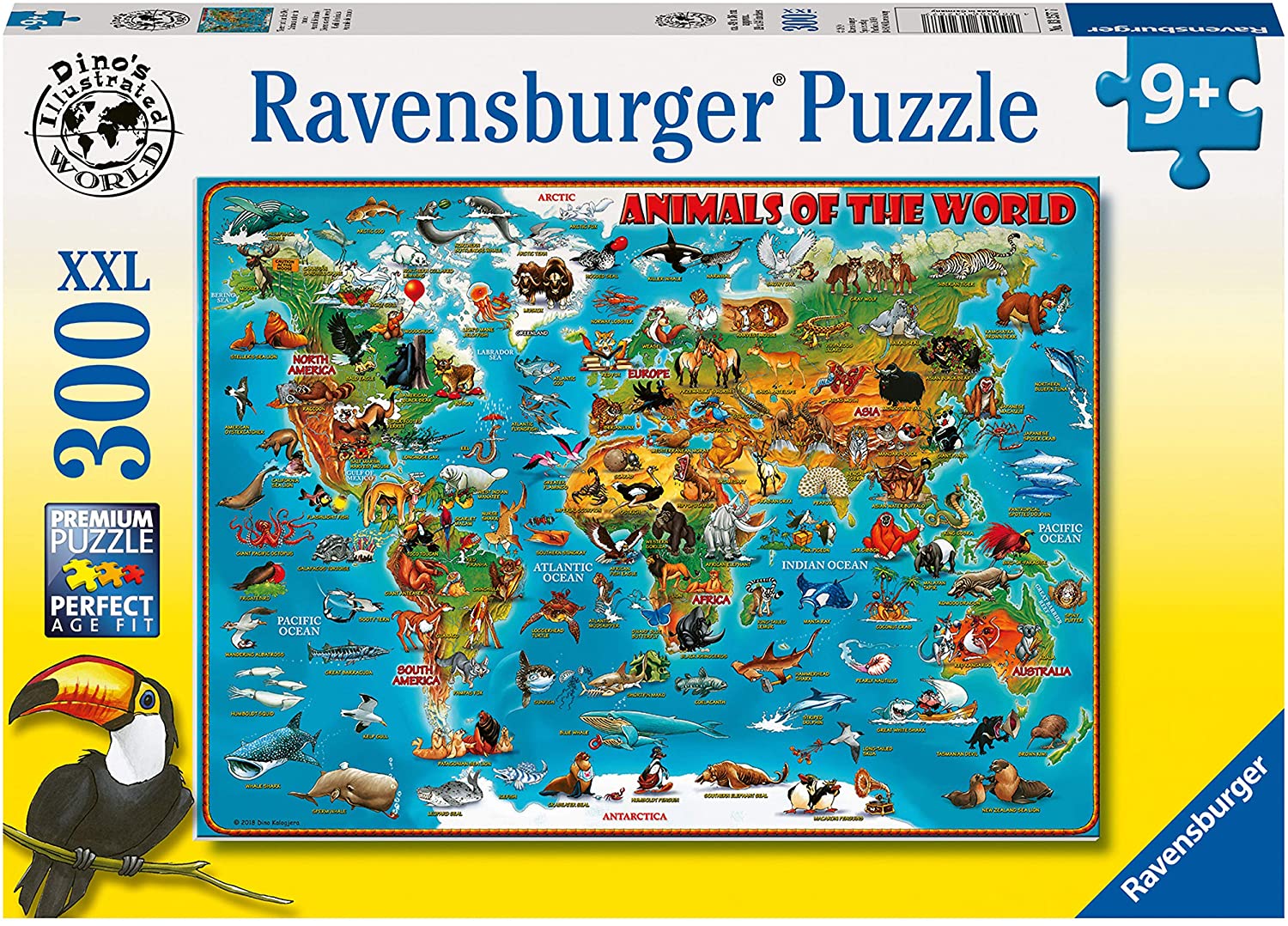 Animals of the World XXL – 300 Piece Jigsaw Puzzle (Ravensburger)