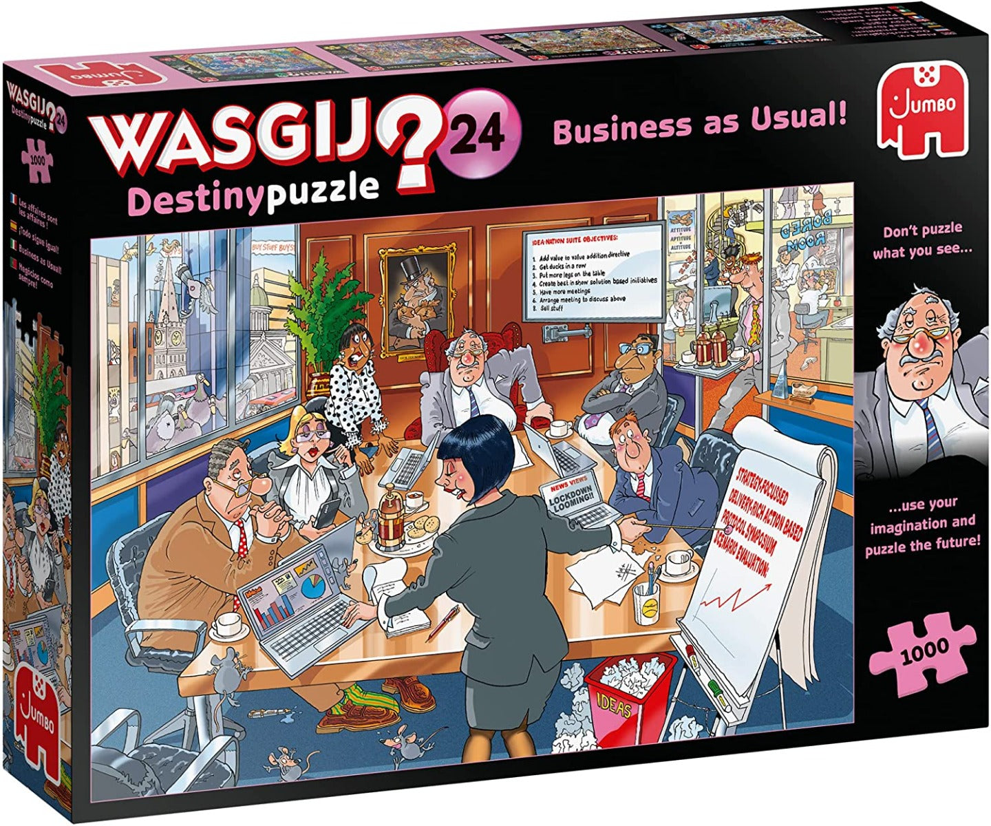Wasgij Destiny 24: Business As Usual – 1000 Piece Jigsaw Puzzle (Wasgij)