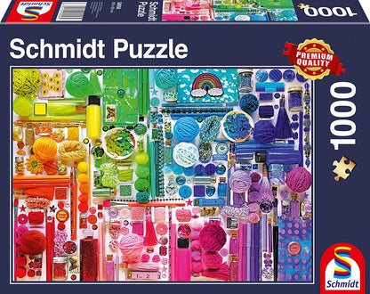 Schmidt - Colours of the Rainbow - 1000 Piece Jigsaw Puzzle