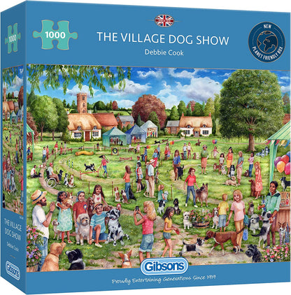 Gibsons - The Village Dog Show - 1000 Piece Jigsaw Puzzle