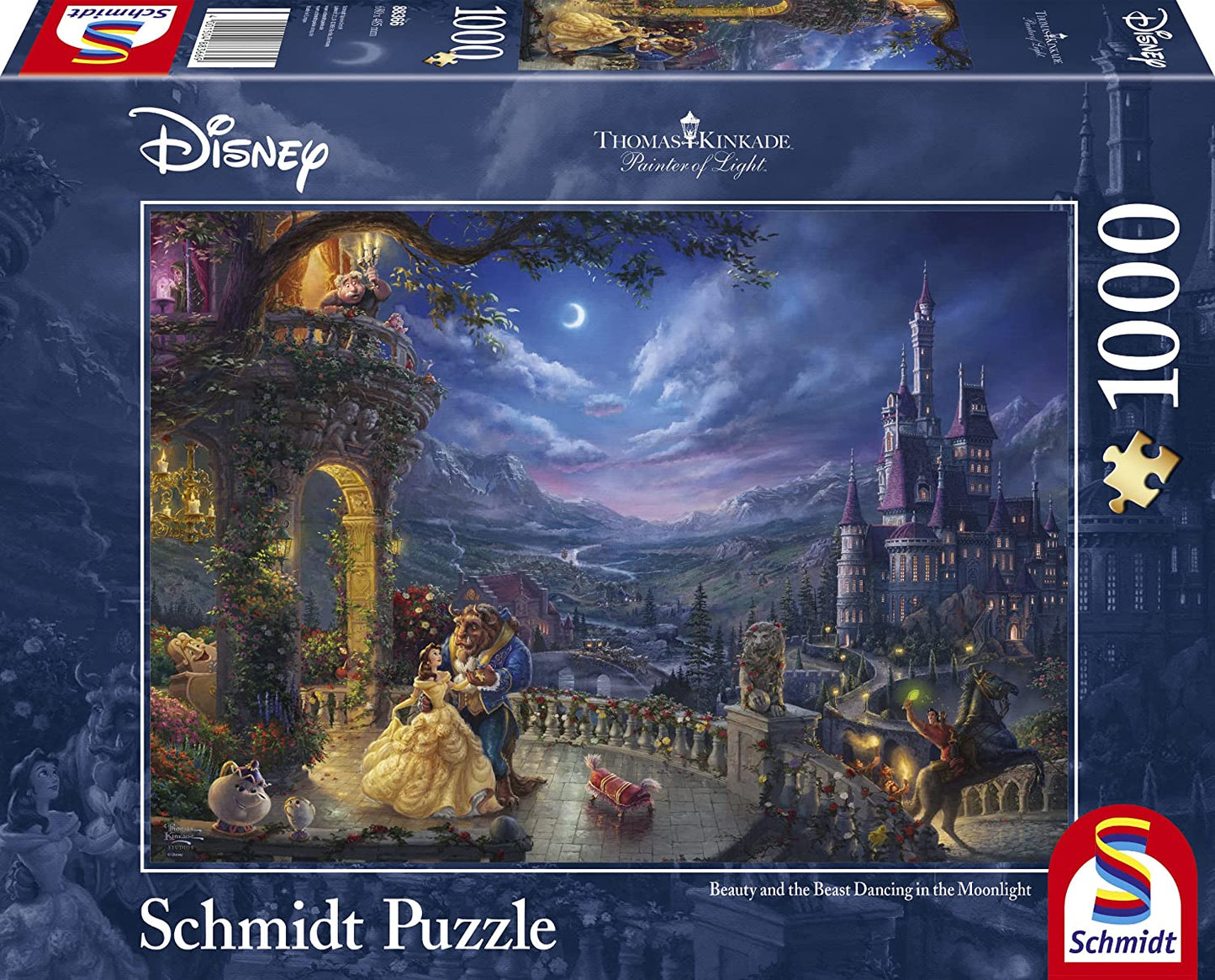 Schmidt - Thomas Kinkade: Disney Beauty & the Beast - 1000 Piece Jigsaw Puzzle