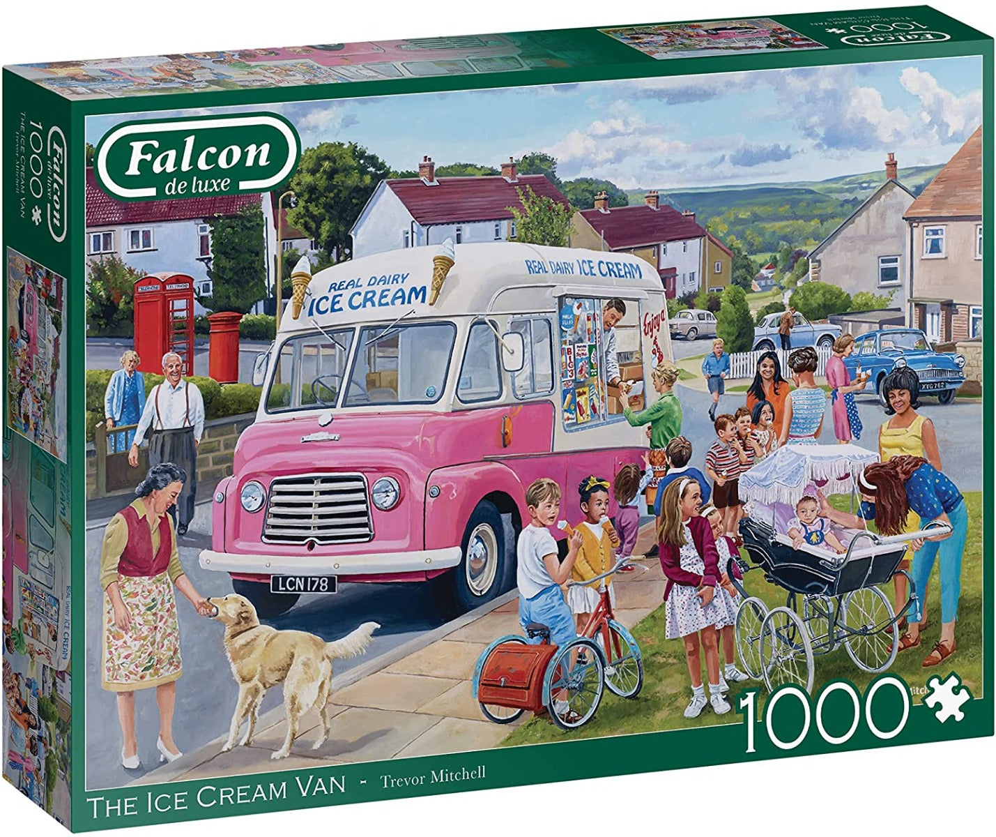 Falcon De Luxe - The Ice Cream Van - 1000 Piece Jigsaw Puzzle