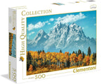 Grand Teton in Fall – 500 Piece Jigsaw Puzzle (Clementoni)
