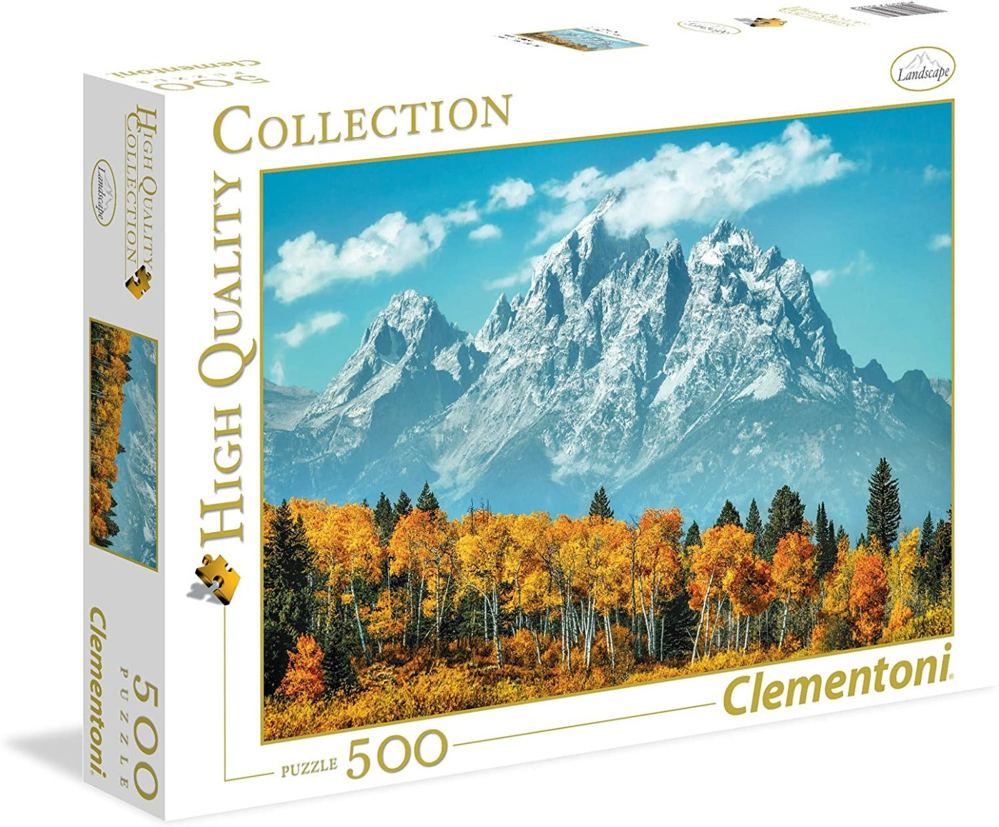 Grand Teton in Fall – 500 Piece Jigsaw Puzzle (Clementoni)