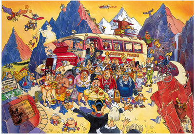 Wasgij Retro 5: Late Booking! – 1000 Piece Jigsaw Puzzle (Wasgij)