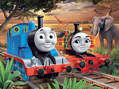 Ravensburger - Thomas & Friends Big World Adventures 4 in a Box - 12, 16, 20 and 24 Piece Jigsaw Puzzles