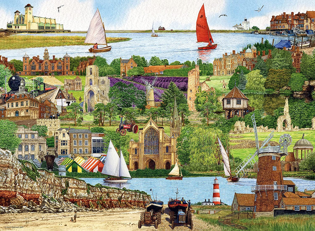 Escape to Norfolk – 500 Piece Jigsaw Puzzle (Ravensburger)
